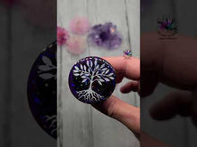 Load and play video in Gallery viewer, 1.75 inch Tree Of Life Phone Grip Silicone Mold for Resin casting