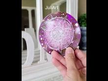 Load and play video in Gallery viewer, 2.75 inch or 3.5 inch Fine Druzy Disk Insert Silicone Mold