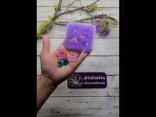 Load and play video in Gallery viewer, 1.25 inch HOLO Flower Earrings Silicone Mold for Resin