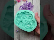 Load and play video in Gallery viewer, Large Chunky Crystal ROCK Silicone Mold for Resin