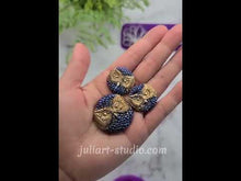 Load and play video in Gallery viewer, Owl Jewelry Set Silicone Mold for Resin casting