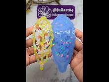Load and play video in Gallery viewer, 5 inch HOLO Leaf Bookmark Silicone Mold for Resin