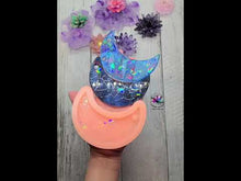 Load and play video in Gallery viewer, 4 inch HOLO Moon Silicone Mold for Resin