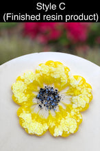 Load image into Gallery viewer, 5 inch Flower Silicone Mold for Resin or Concrete Coasters