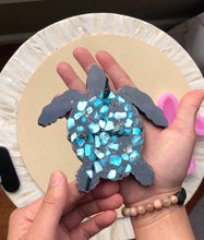 Load image into Gallery viewer, 5.25 inch Turtle Silicone Mold for Resin or Concrete Coasters