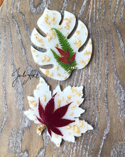 Load image into Gallery viewer, 5.25 inch Monstera Leaf Silicone Mold for Resin or Concrete Coasters