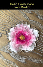 Load image into Gallery viewer, 5 inch Flower Silicone Mold for Resin or Concrete Coasters
