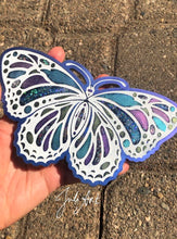 Load image into Gallery viewer, 7 inch Butterfly Silicone Mold for Resin casting