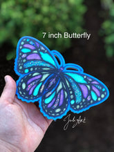 Load image into Gallery viewer, 7 inch Butterfly Silicone Mold for Resin casting