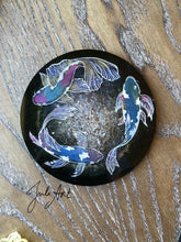 Load image into Gallery viewer, 5.25 inch or 4 inch Koi Coaster Silicone Mold for Resin casting