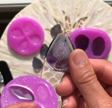 Load image into Gallery viewer, 1.5 inch Druzy Jewelry Set Silicone Mold for Resin casting