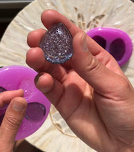Load image into Gallery viewer, 1.5 inch Druzy Jewelry Set Silicone Mold for Resin casting