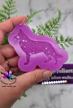 Load image into Gallery viewer, 2.75 inch Druzy German Shepherd Dog Silicone Mold for Resin
