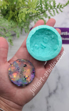 Load image into Gallery viewer, Half-Sphere 3D Crater Moon Silicone Mold for Resin
