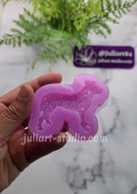Load image into Gallery viewer, 2.5 inch Druzy Pitbull Silicone Mold for resin
