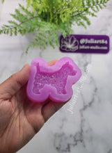 Load image into Gallery viewer, 2.5 inch Druzy Westie Silicone Mold for resin
