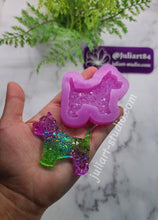 Load image into Gallery viewer, 2.5 inch Druzy Westie Silicone Mold for resin

