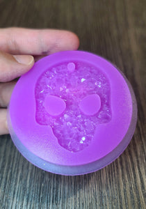 TESTER -  Druzy Alien Head Silicone Mold