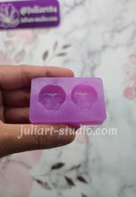 Load image into Gallery viewer, 3D Sugar Skull Earrings Silicone Mold
