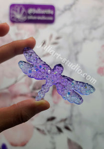 3 inch Druzy Dragonfly Silicone Mold for Resin