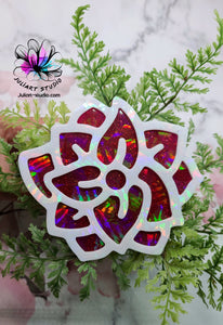 5.5 inch HOLO Poinsettia Silicone Mold for Resin