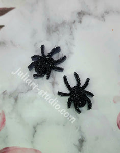 1.3 inch Druzy Spiders Earrings Silicone Mold for Resin casting
