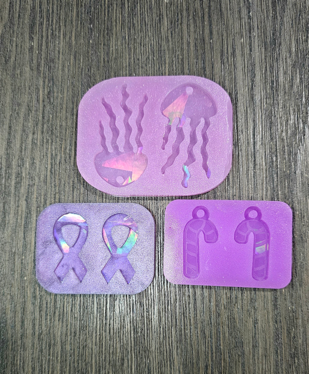 BGRADE - HOLO Earrings Bundle of 3 (Jellyfish, Ribbon,  Candy Cane)