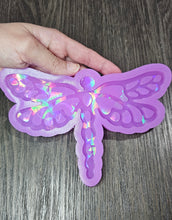 Load image into Gallery viewer, BGRADE - 6.75 inch HOLO Large Dragonfly Silicone Mold
