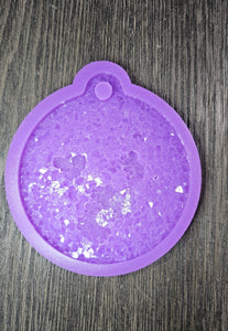 USED BGRADE- 4.5 inch Druzy Round Bauble Silicone Mold