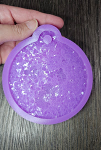USED BGRADE- 4.5 inch Druzy Round Bauble Silicone Mold