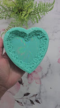 Load and play video in Gallery viewer, 4.5 inch HOLO Crystal Edge  (HEART) Silicone Mold for Resin casting
