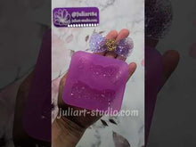 Load and play video in Gallery viewer, 2.75 inch Druzy BOW Hair Clips Silicone Mold for Resin
