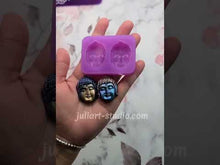 Load and play video in Gallery viewer, 3D Buddha Head Silicone Mold
