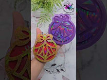 Load and play video in Gallery viewer, 4.25 inch HOLO Bauble Ornament (Style 2) Silicone Mold for Resin
