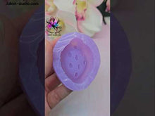 Load and play video in Gallery viewer, 2 inch Strawberry Worry Stone Silicone Mold for Resin
