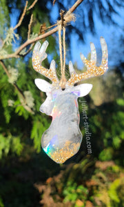 5 inch HOLO Deer Head Silicone Mold for Resin