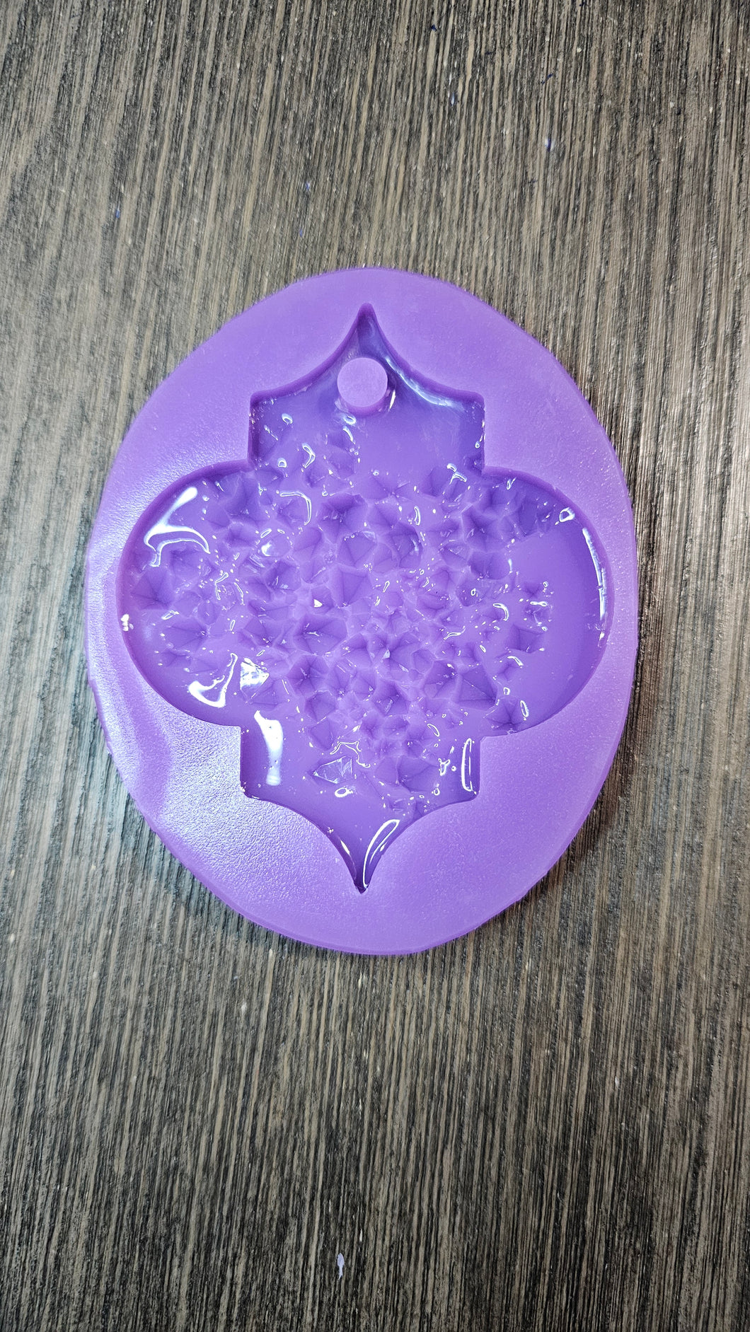 BGRADE - 3.75 inch Druzy Bauble (PURPLE) Silicone Mold