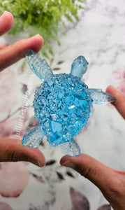 4.2 inch Crystal Sea Turtle Silicone Mold for Resin casting