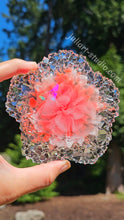 Load image into Gallery viewer, 4.5 inch HOLO Crystal Edge Flower Dish Silicone Mold for Resin casting
