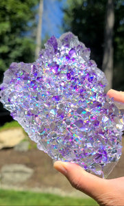 7 inch Jumbo Crystal Cluster Silicone Mold for Resin casting