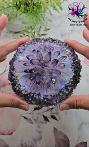 2.5 inch Crystal Bloom Silicone Mold for Resin