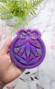 4.25 inch HOLO Bauble Ornament (Style 2) Silicone Mold for Resin