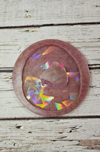 BGRADE - 4 inch HOLO Druzy Agate Slice Silicone Mold