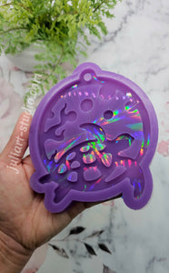 4.75 inch HOLO Bauble SEA TURTLE Silicone Mold for Resin