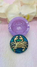 Load image into Gallery viewer, 1.9 inch Crab Worry Stone Silicone Mold
