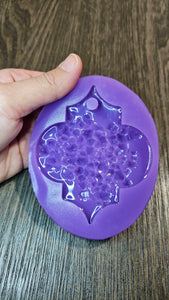 BGRADE - 3.75 inch Druzy Bauble (PURPLE) Silicone Mold