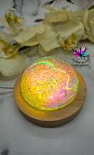 Load image into Gallery viewer, 3 inch Irredescent Resin Crystal Dome LED Light
