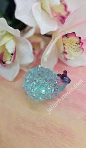 2.5 inch Resin Crystal Snail