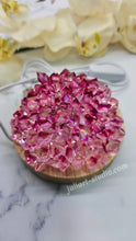 Load image into Gallery viewer, 4 inch Resin Crystal Dahlia LED Light in Ombre Red
