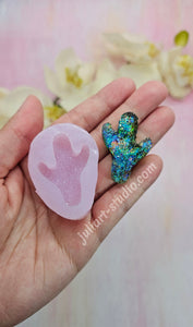 1.5 inch Druzy Cactus Silicone Mold for Resin casting